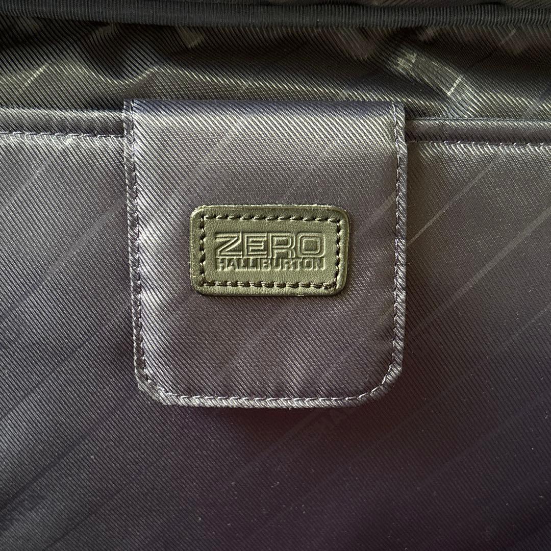 ほぼ未使用：ゼロハリバートン ZEST 黒 ブリーフケース 80737-BK