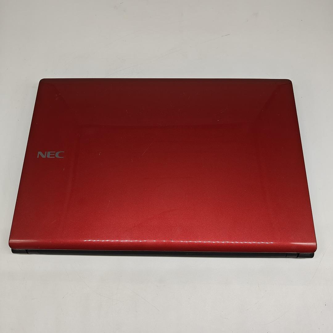 【NEC】LAVIE 高性能i7 SSD256GB 16GB レッド ノートPC