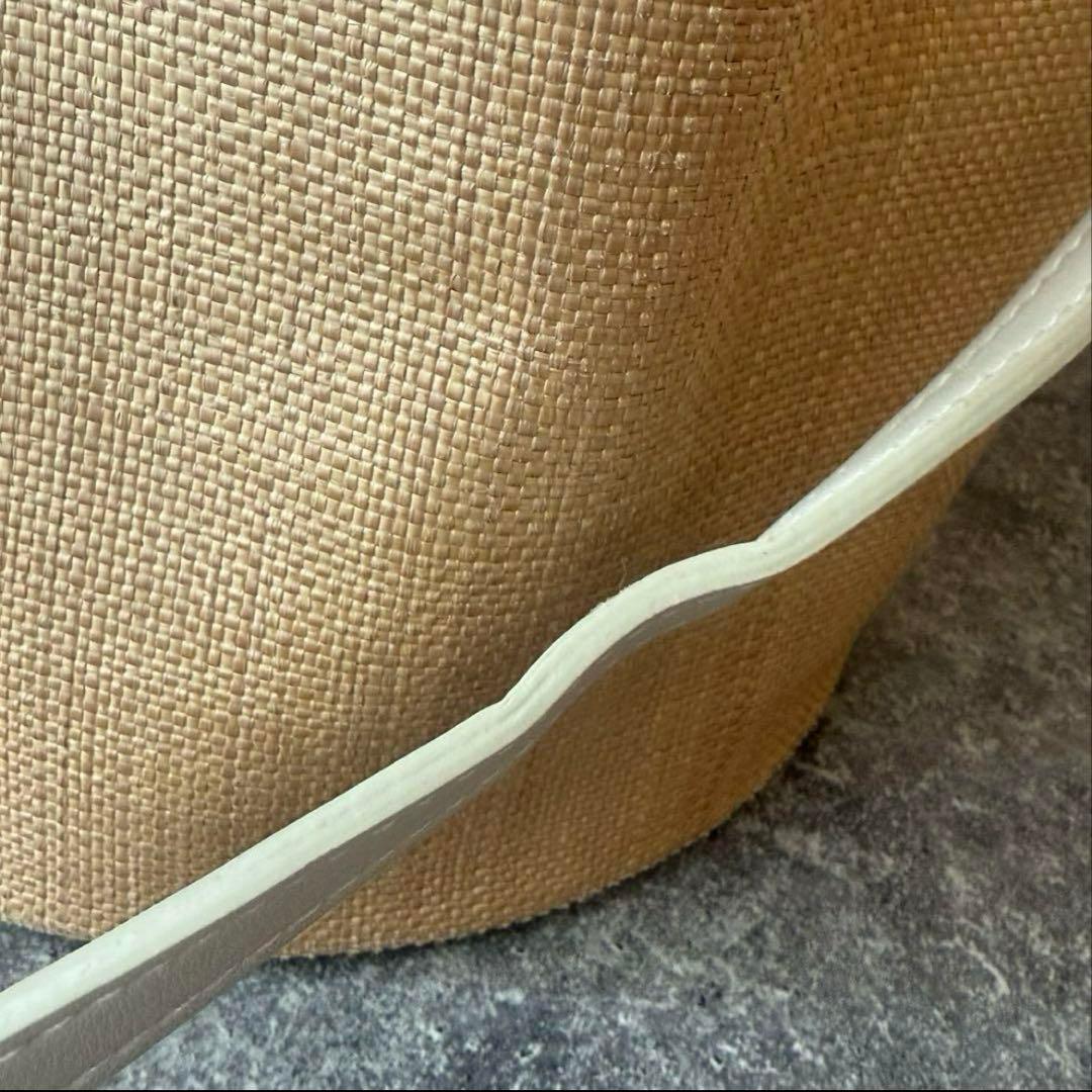 【専用】【極美品】VASIC Club Mini Raffia アイボリー