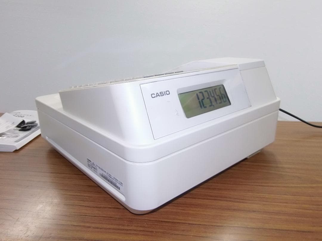 設定無料 CASIO SR-S200-WE レジスター　軽減税率対応250807