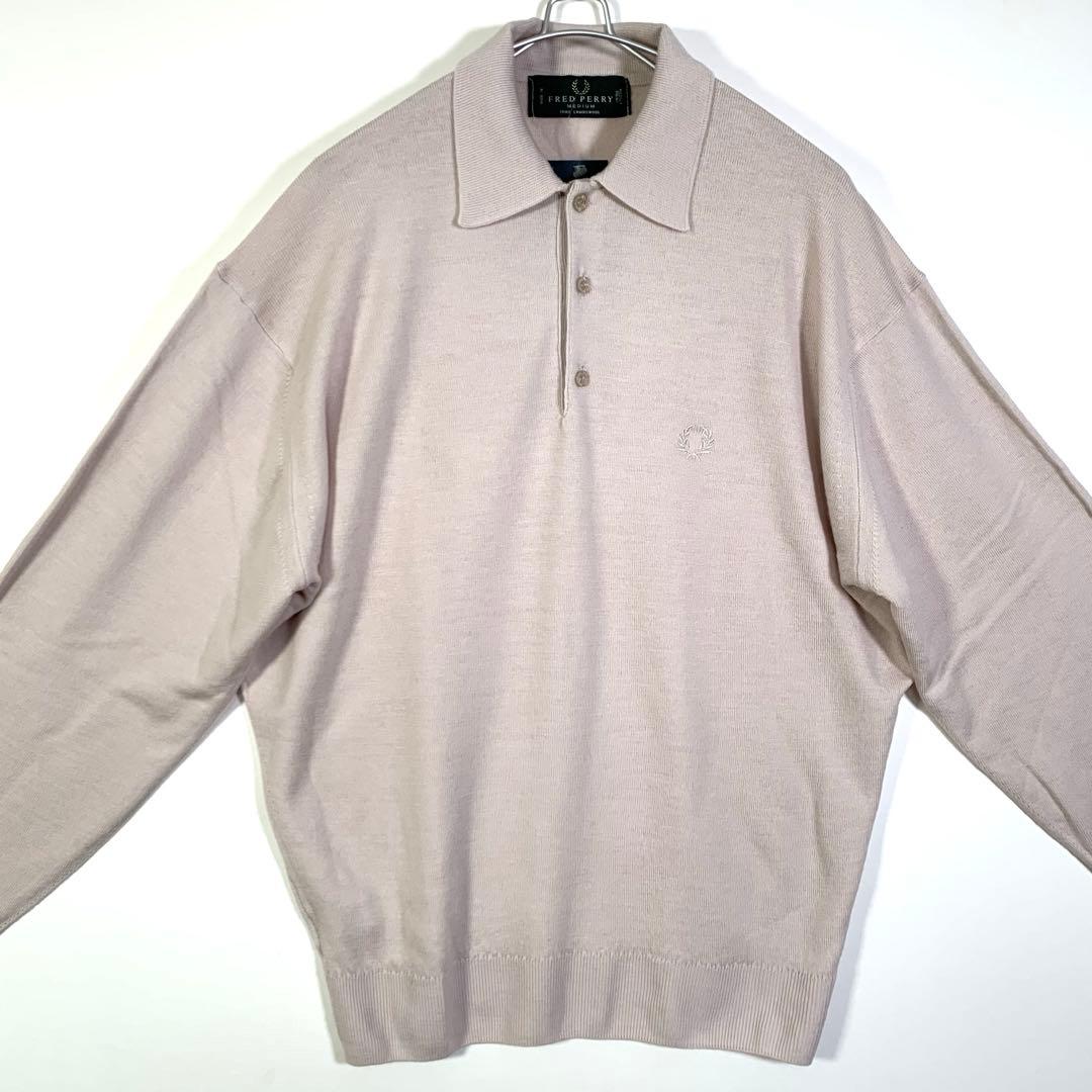 フレッドペリー　ＦＲＥＤ　ＰＥＲＲＹ　ポロシャツ　メリノウール　イギリス製
