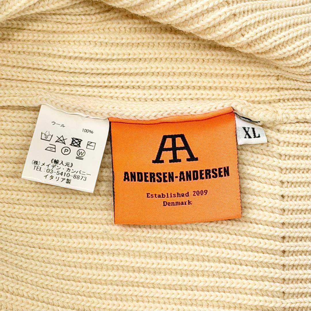 アンデルセンアンデルセン 5GG モックネック ウール ニット セーター