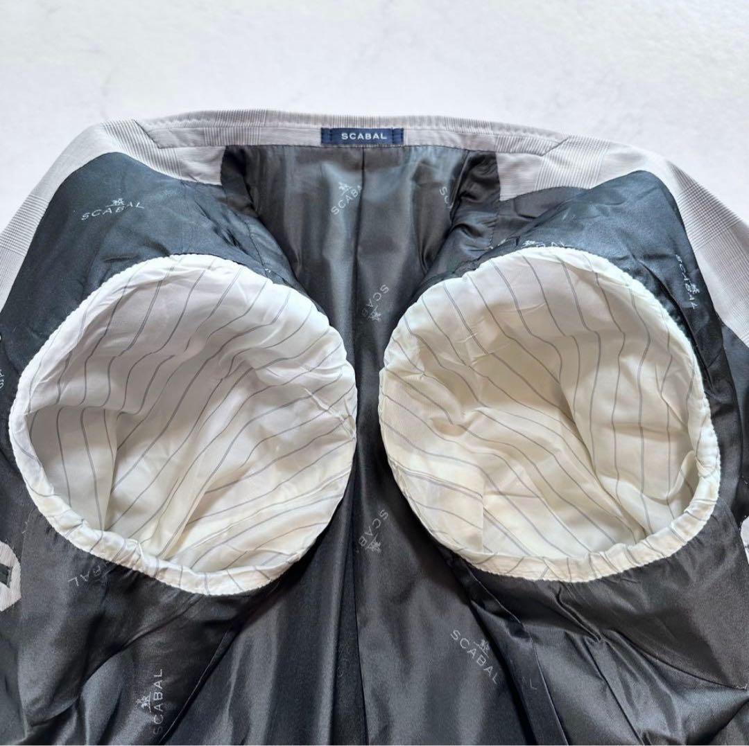 SCABAL オーダースーツ 3ピース グレンチェック　美品