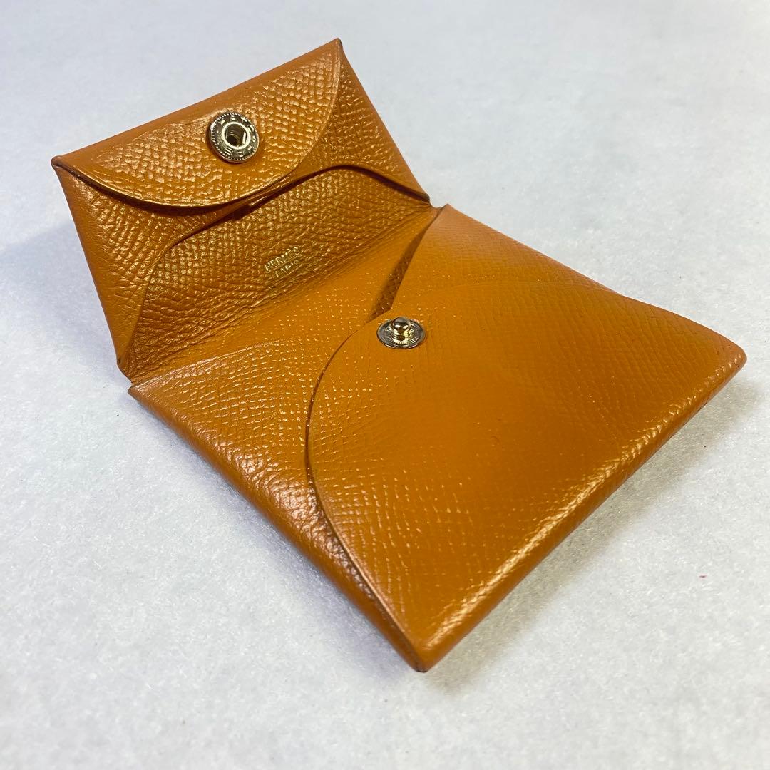 正規品☆エルメス バスティア ケース 小銭入れ ベージュ系