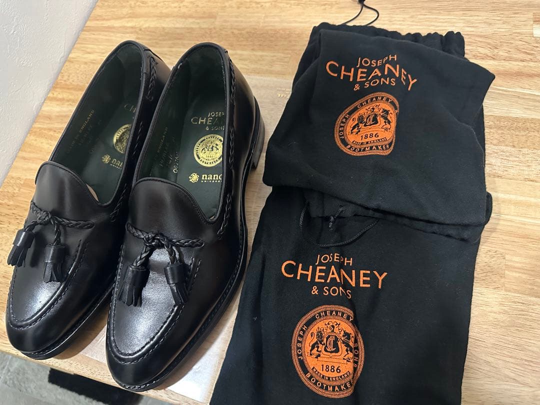 ジョセフチーニー タッセルローファー 6 1/2