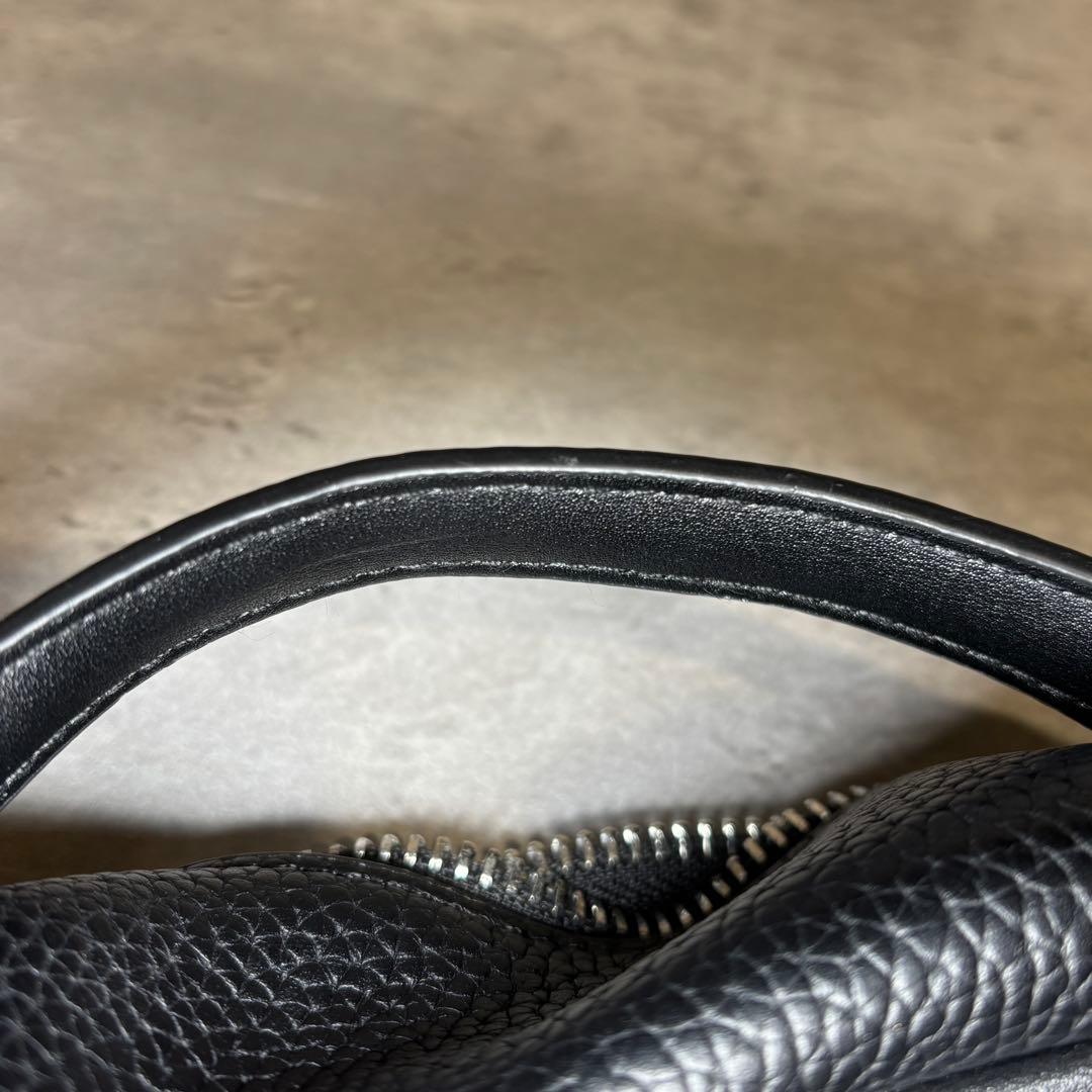 TAKEO KIKUCHI タケオキクチ　ブラック レザーバックパック