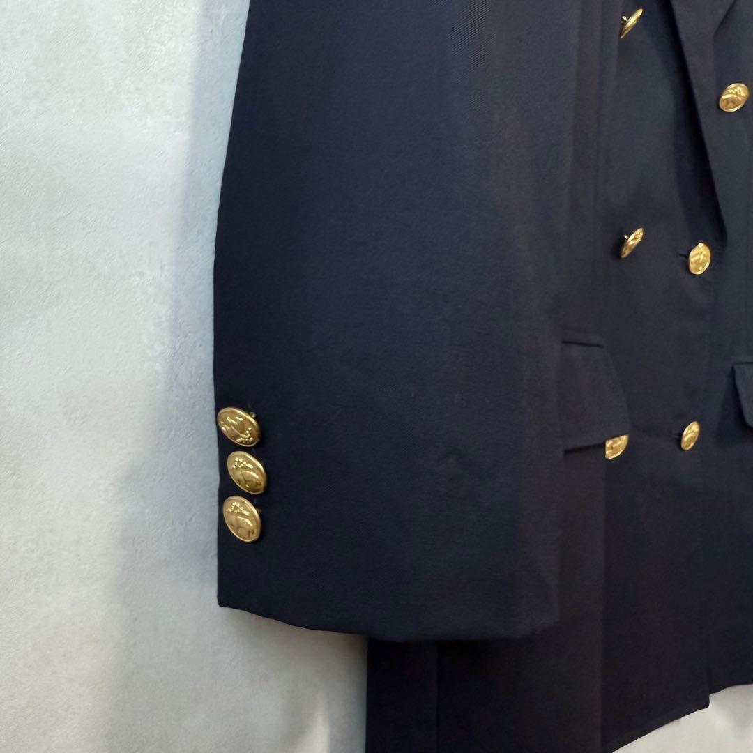 ブルックスブラザーズ 紺ブレザー 金ボタン ダブル テーラードジャケット 日本製