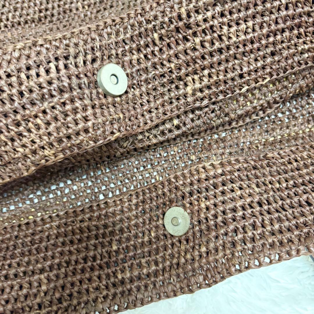 ヘレンカミンスキー ラフィア　トートバッグ　レザー VIENNA