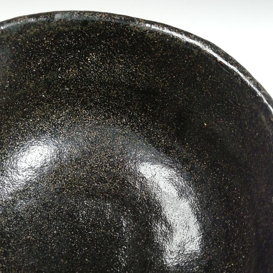 Ｗ１８４　茶碗　『黒楽茶碗』『佐々木昭楽 造』　共箱　抹茶碗　茶道具