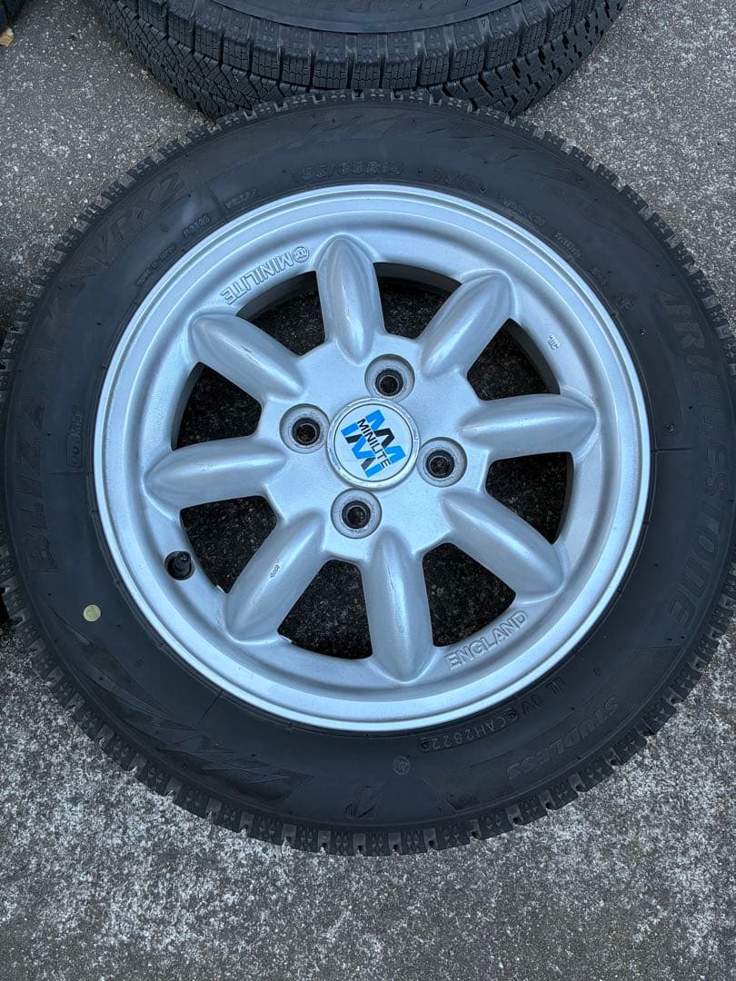 MINILITEミニライト ブリザックVRX2 155/65r14 スタッドレス