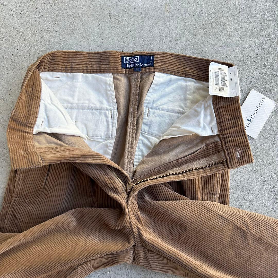 新品 90年代 POLO Ralph Lauren パンツ コーデュロイ W28