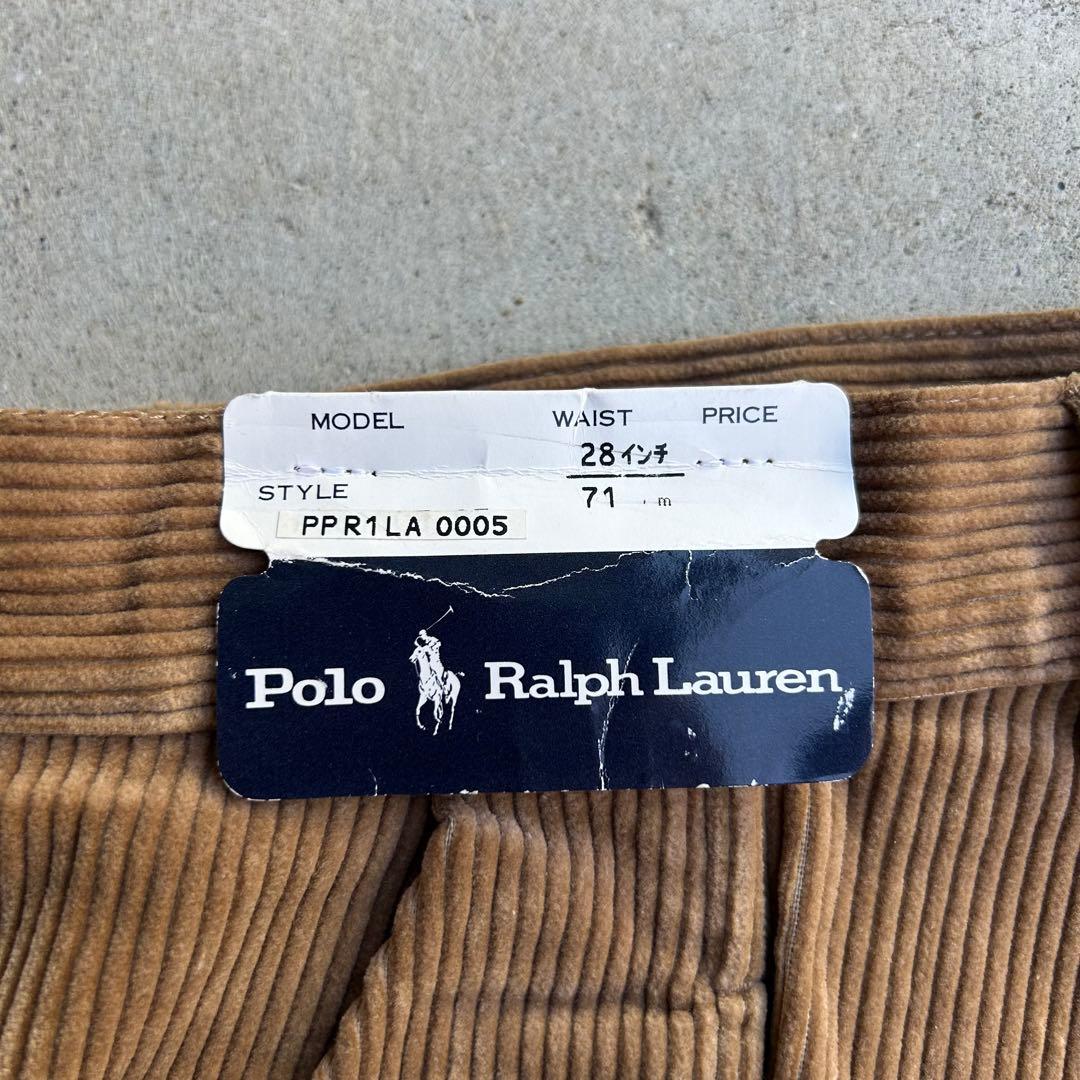 新品 90年代 POLO Ralph Lauren パンツ コーデュロイ W28