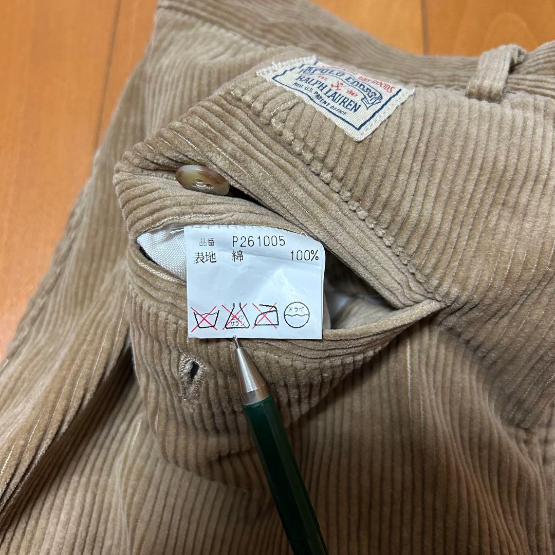 新品 90年代 POLO Ralph Lauren パンツ コーデュロイ W28
