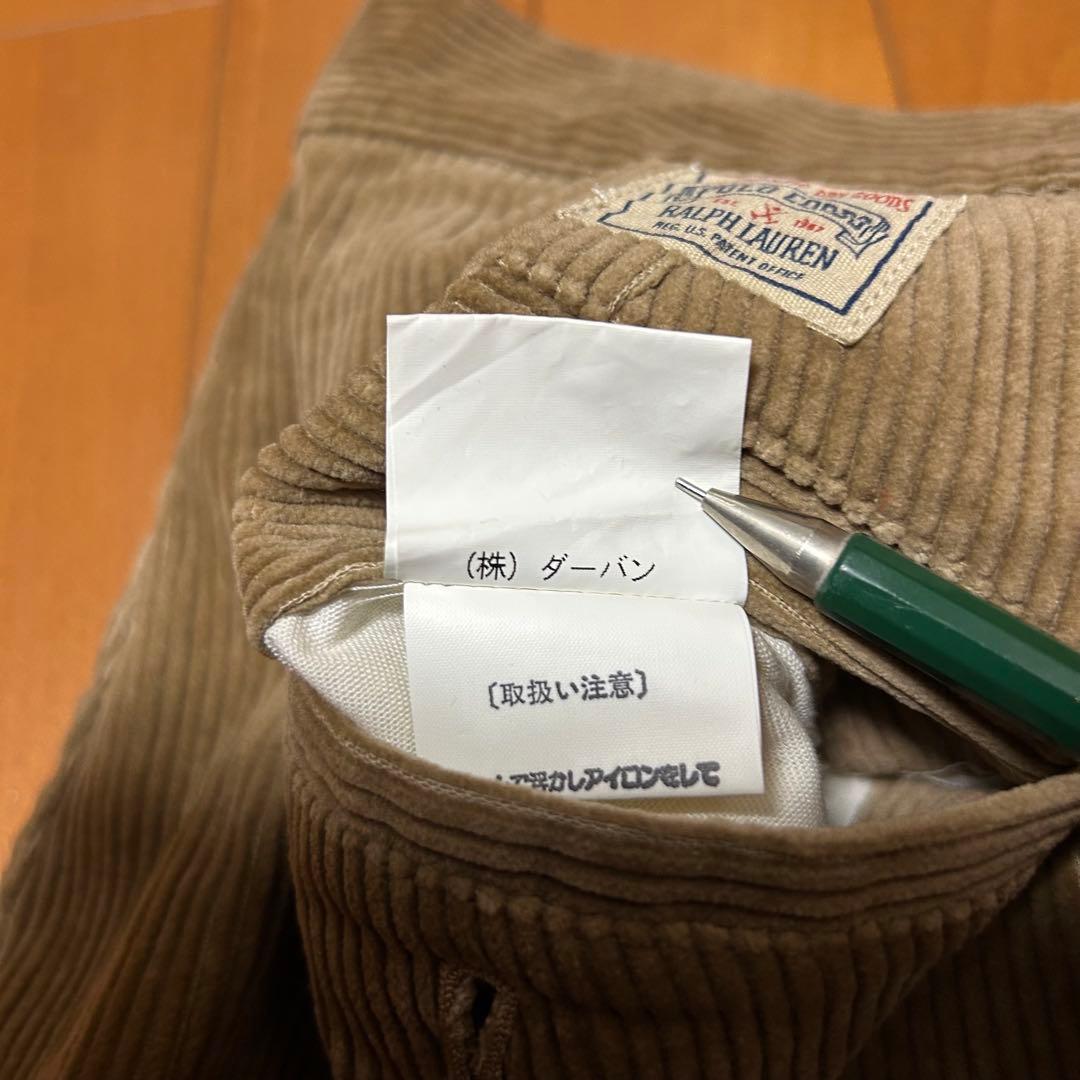 新品 90年代 POLO Ralph Lauren パンツ コーデュロイ W28