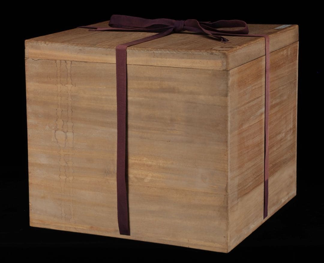 【韓国人間国宝 安東吾】染付虎図花瓶 丸壺 共箱 李朝白磁 大型飾壺 古美術骨董