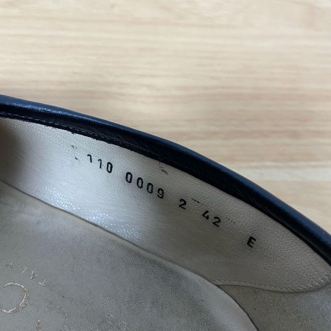 グッチ　ホースビットローファー　スエード　ブラック　42