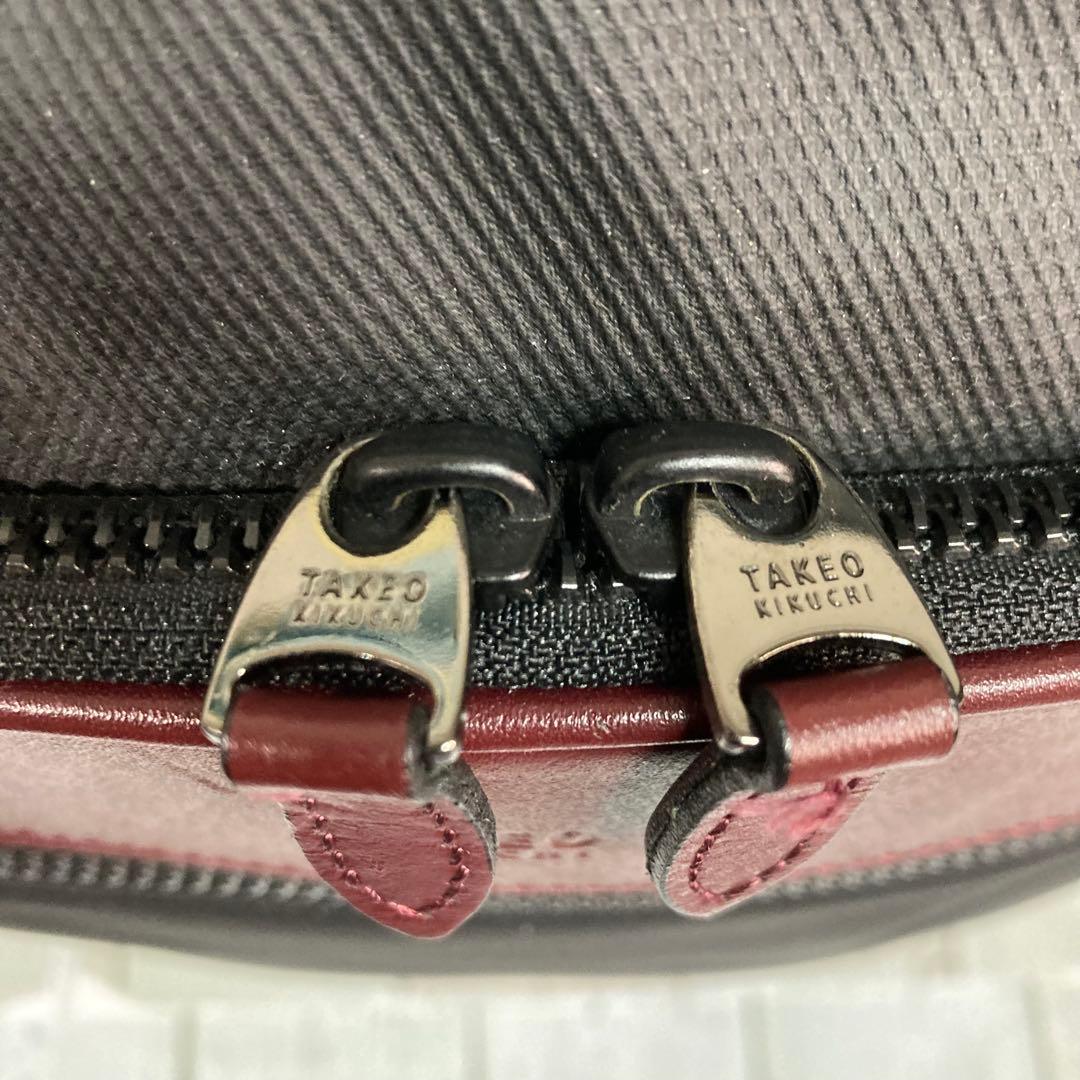 ✨極美品✨　タケオキクチ　現行品　B4可　PC収納　バックパック　ブラック　黒