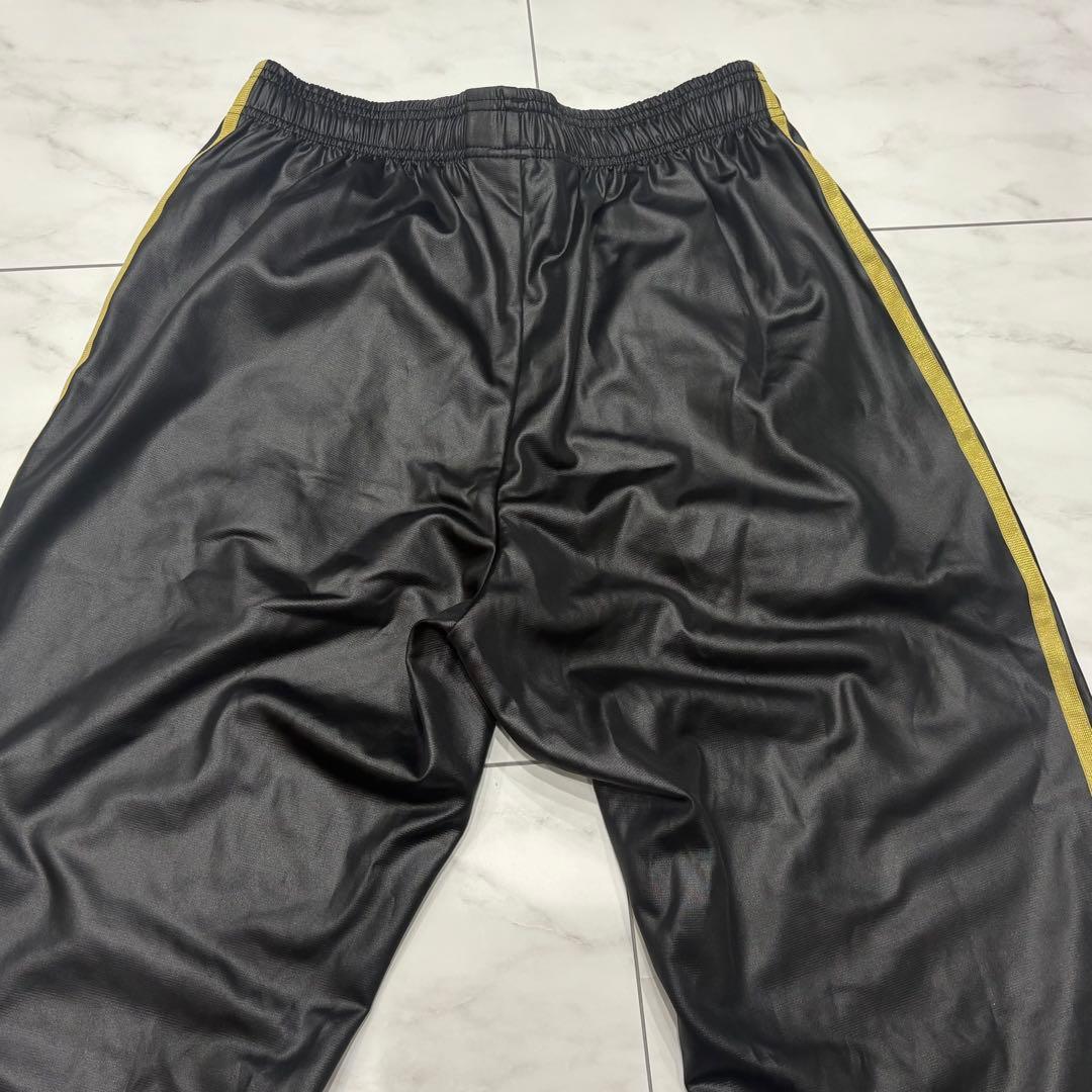 《極美品》アディダス コーティングジャージ セットアップ ゴールド × ブラック