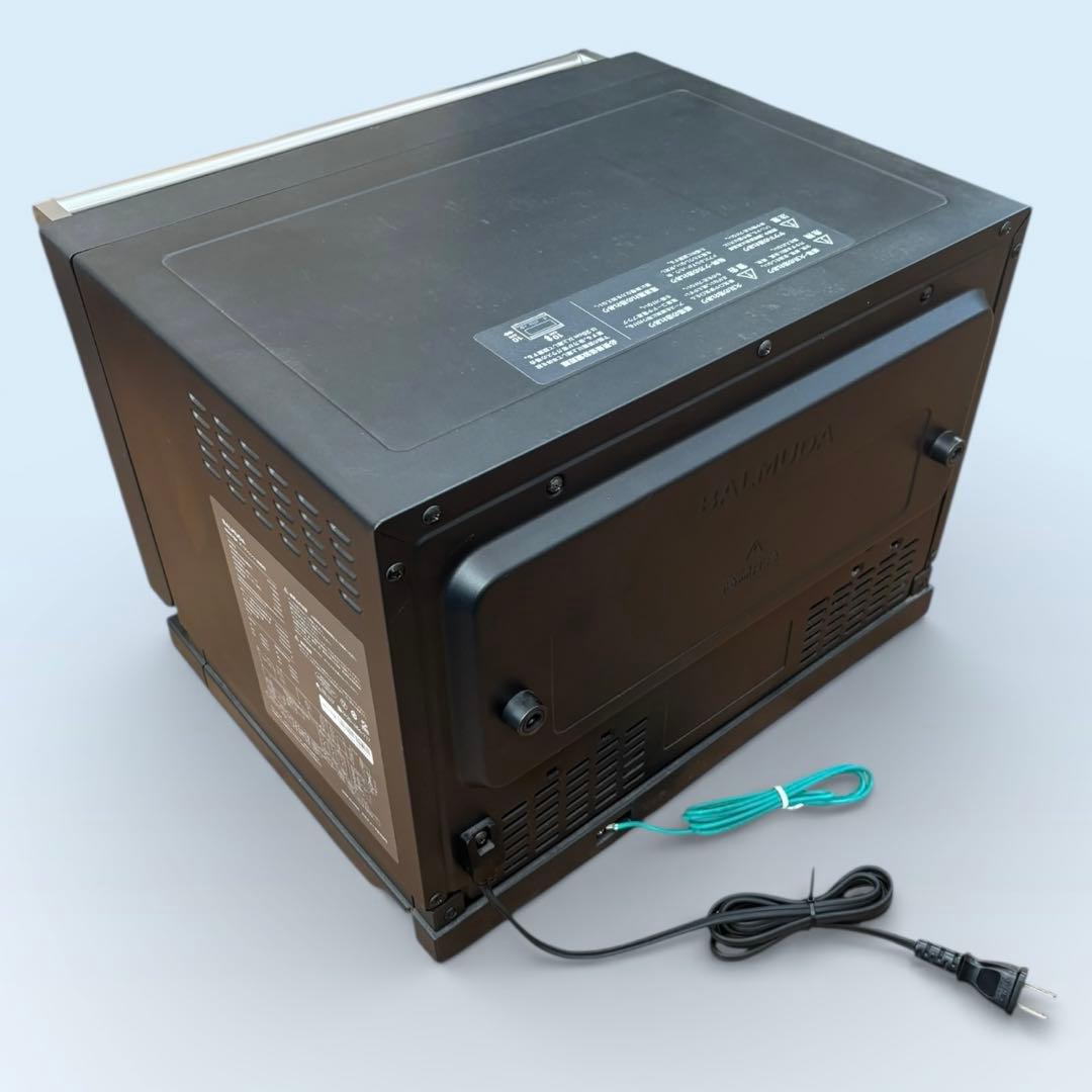 【美品】BALMUDA K04A-BK オーブンレンジ ブラック