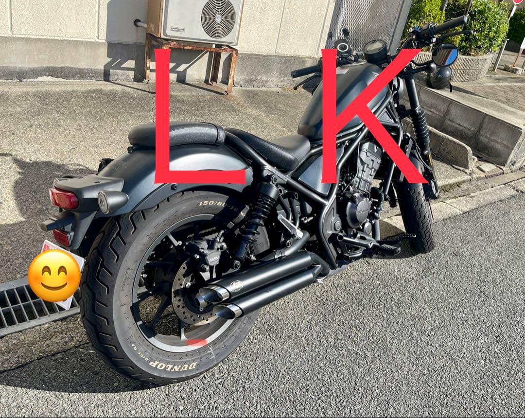 セール　レブル250の2023〜2025年式マフラーV4エンドバッフル付き　新品