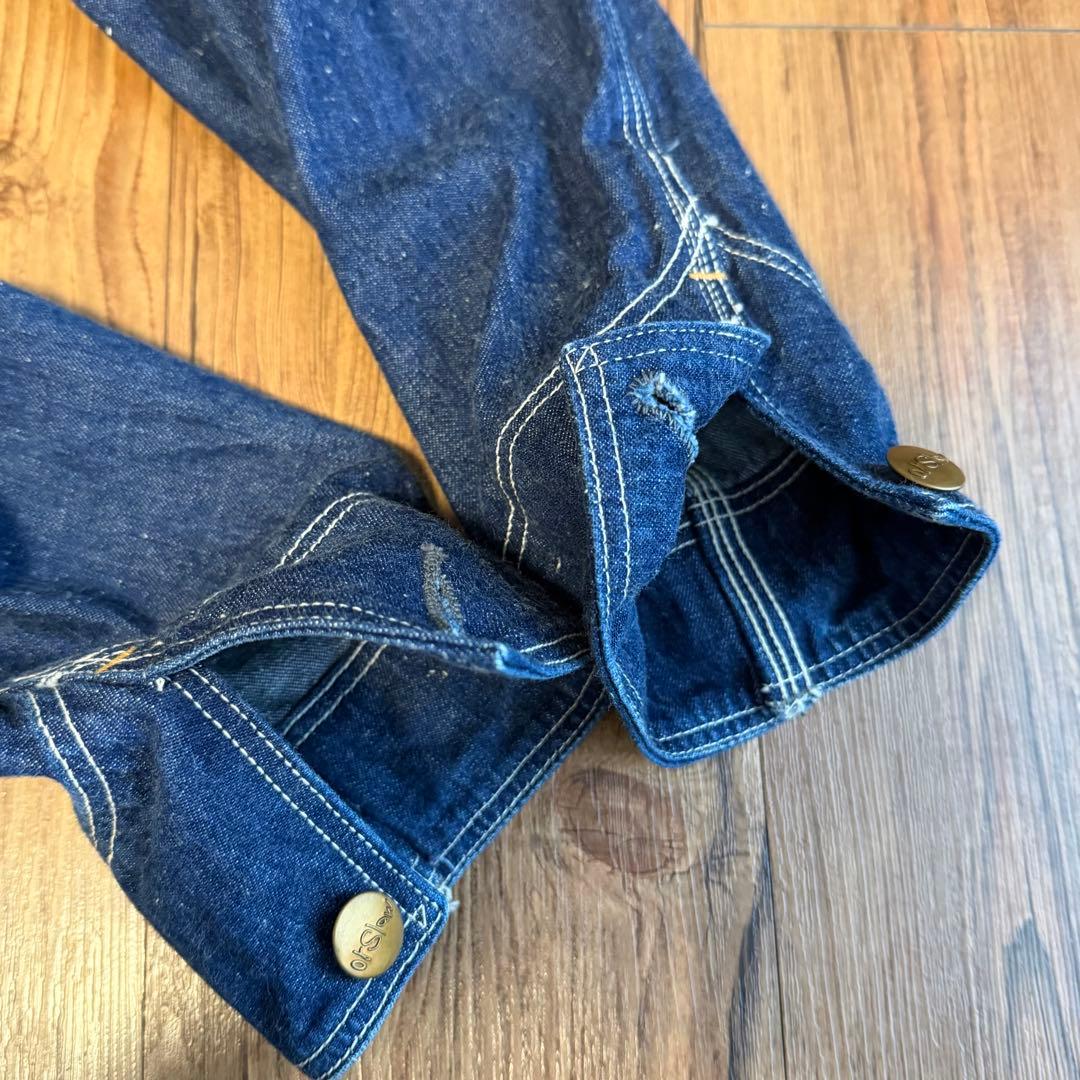 orSlow ノーカラーカバーオール インディゴジャケット