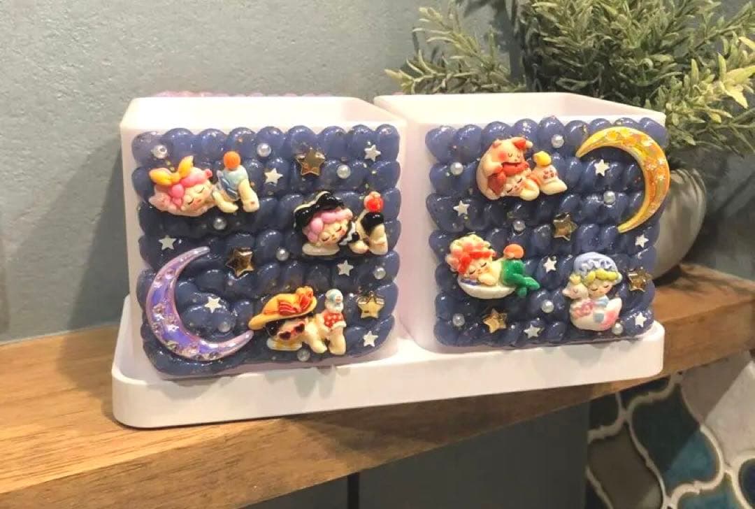 【ハンドメイド】ホイップデコ　ペン立て