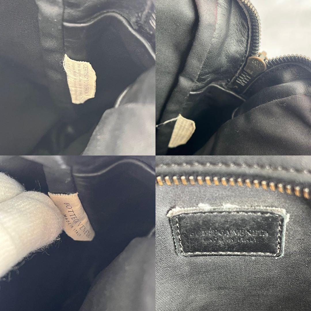 ✨️極美品✨️ BOTTGAVENETA イントレチャート ショルダーバッグ　黒