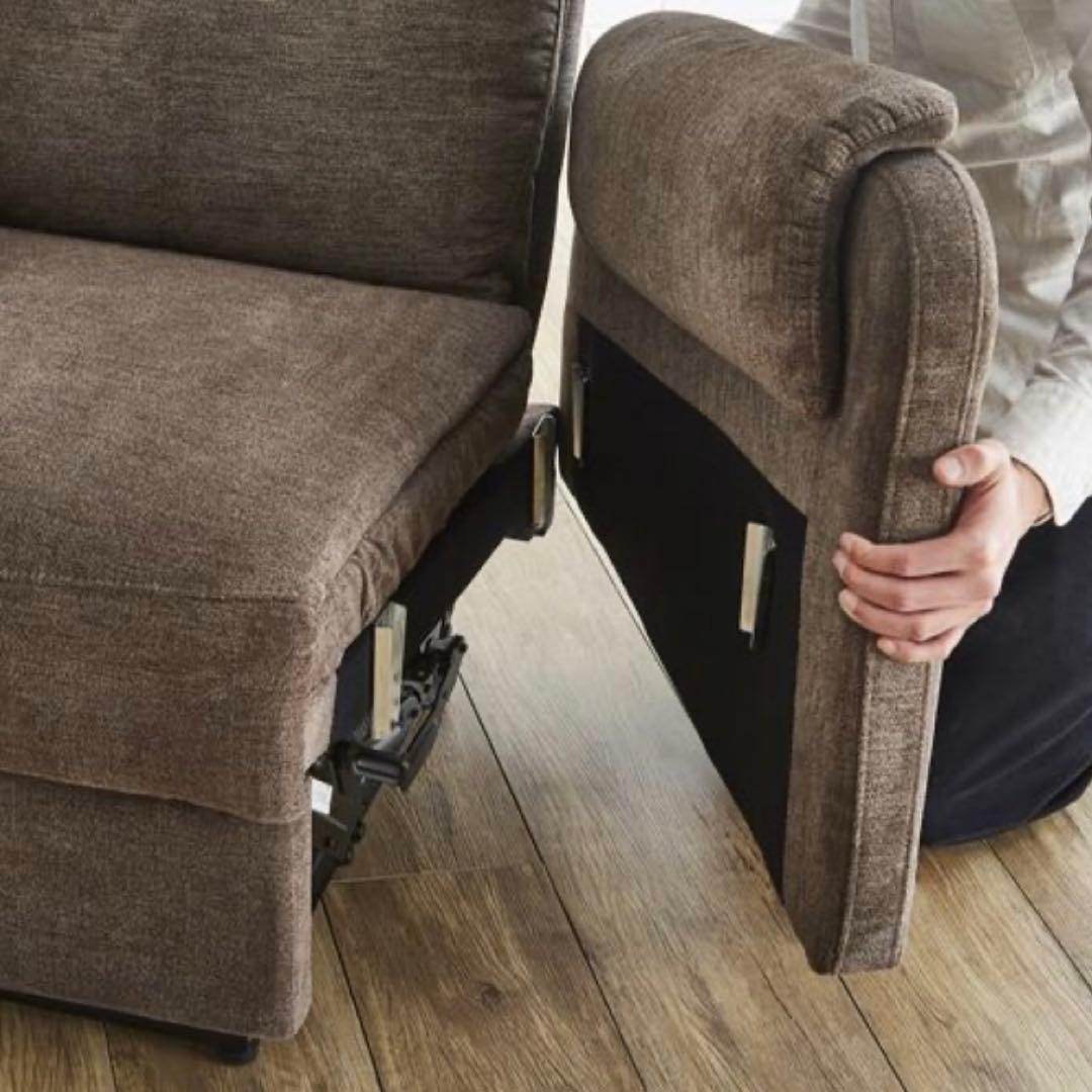 【新品】サンコウ 1P電動ソファ 「リヒトII」 FAB リクライニング