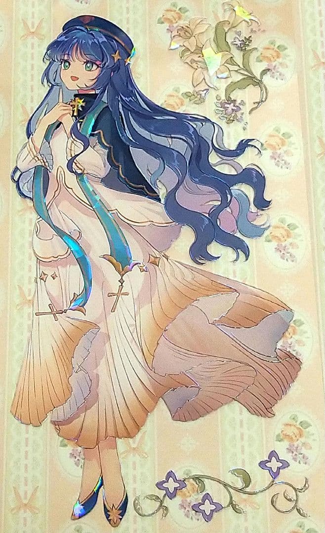 J771＃神光聆音(贝壳光)E厘米切り売り海外人物マステ女の子