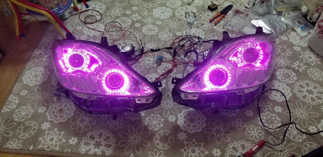 最終値下げ！アルファード　20 流星　加工　ヘッドライト