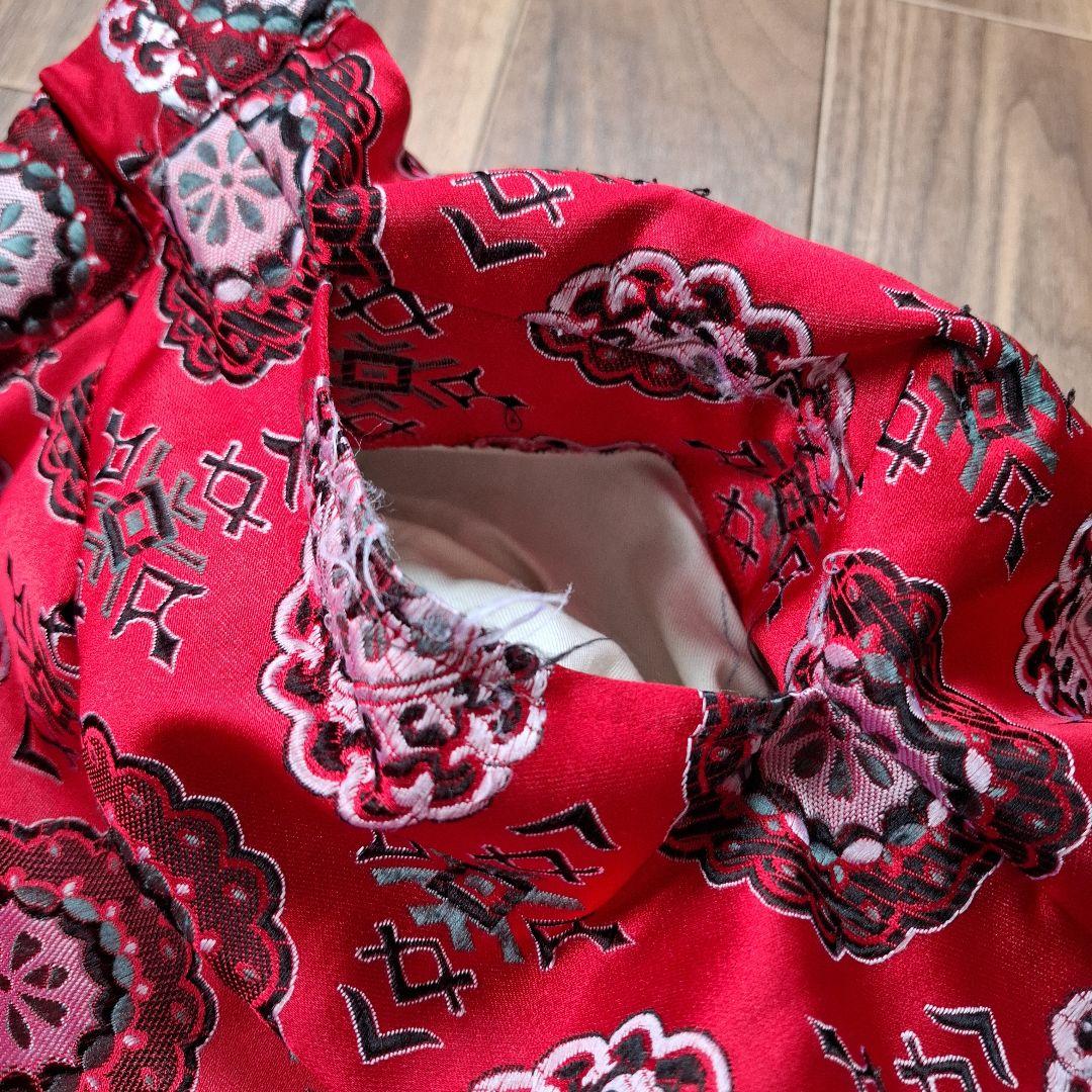 コムデギャルソン ジャガード刺繍 ワイドフレアーパンツ