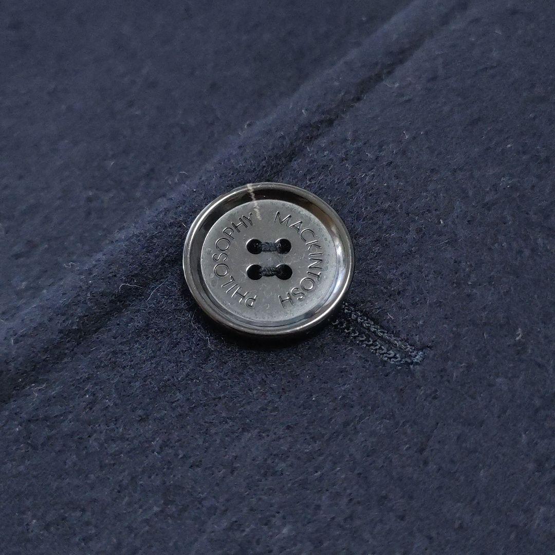 美品✨マッキントッシュフィロソフィー　カシミヤタッチメルトンオーバーコート