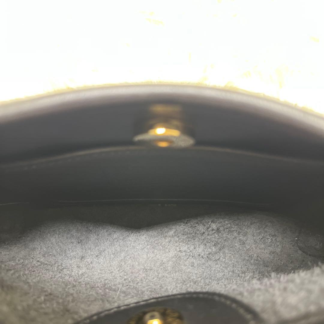 バッグ OLD COACH coach ergo mini black leather