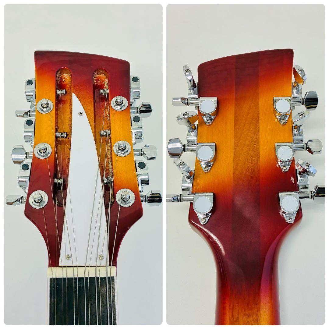 リッケンバッカー風 12弦ギター レフティ 24フレット
