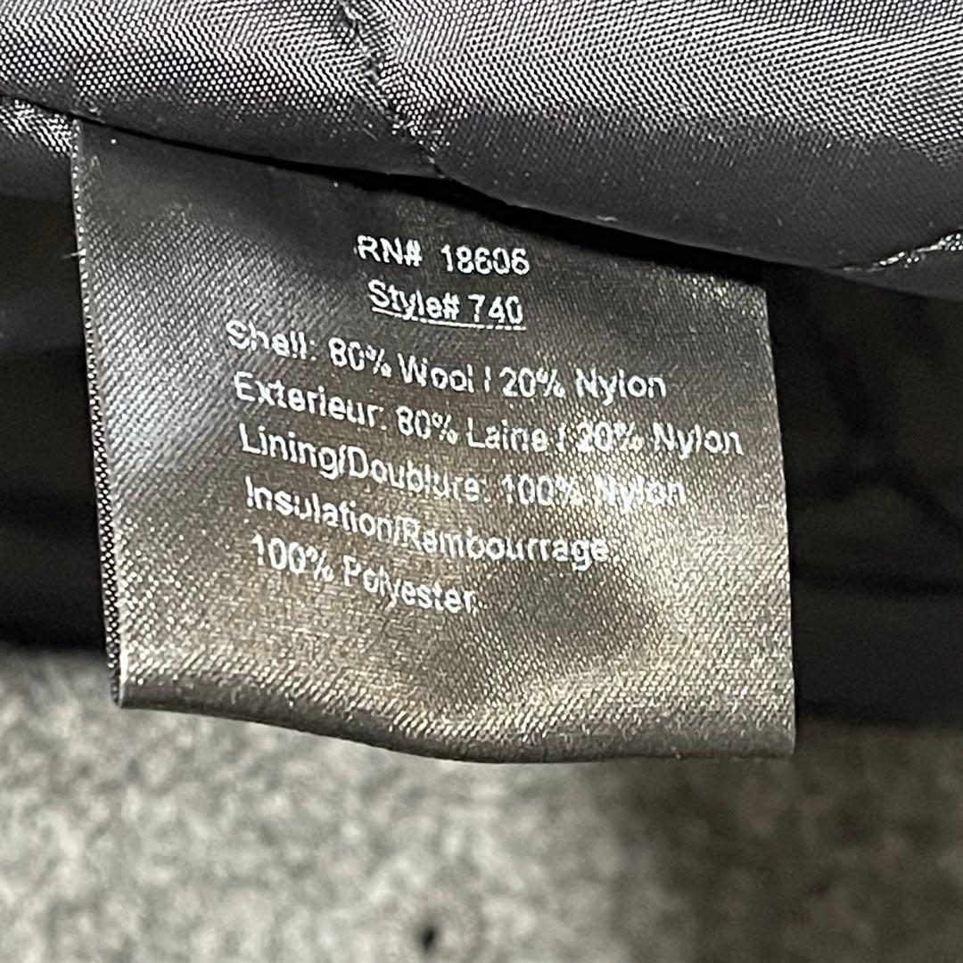 ホワイトラビット☆ Schott ピーコート グレー キルティング