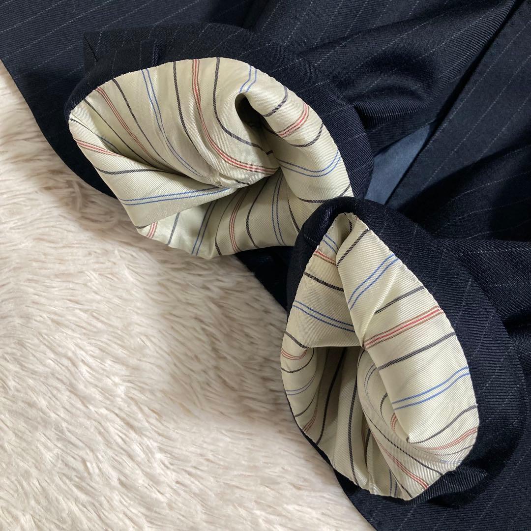 極美品 現行タグ ポロラルフローレン スーツ セットアップ ウール ストライプ