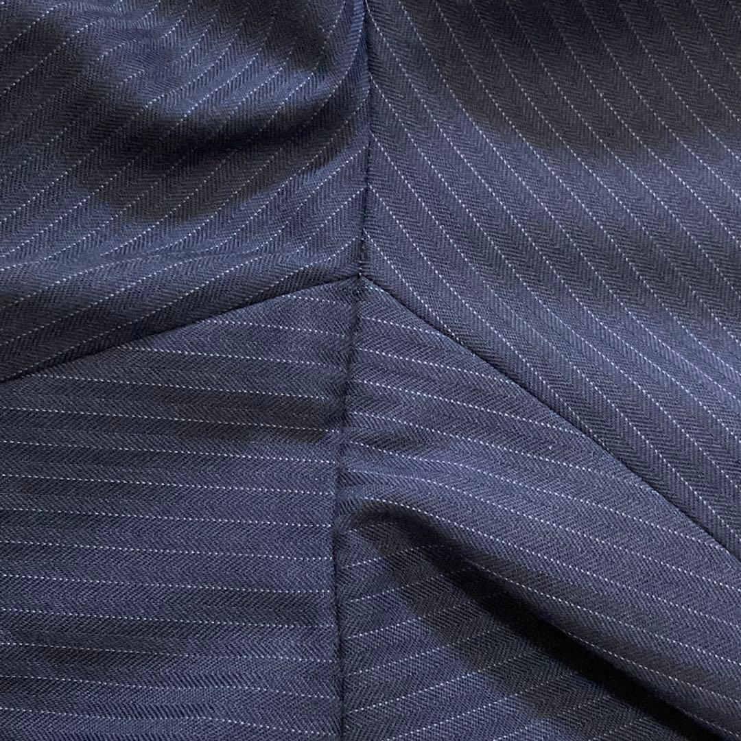 オリヒカ スーツ セットアップ 3ピース 2XL ネイビー ストレッチ