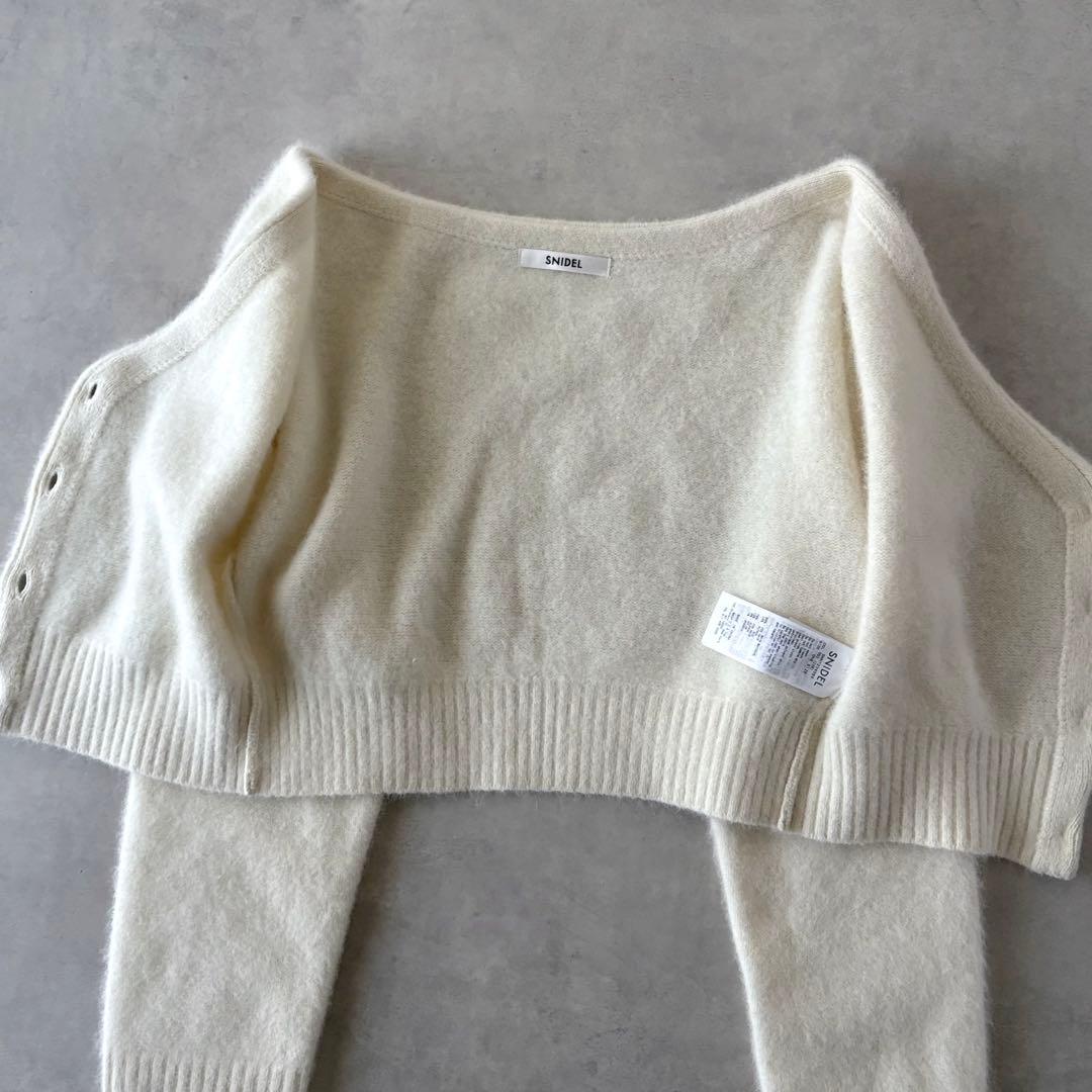 美品♡　スナイデル　フォックスアルパカ　カーディガン＆ノースリタートル　セット