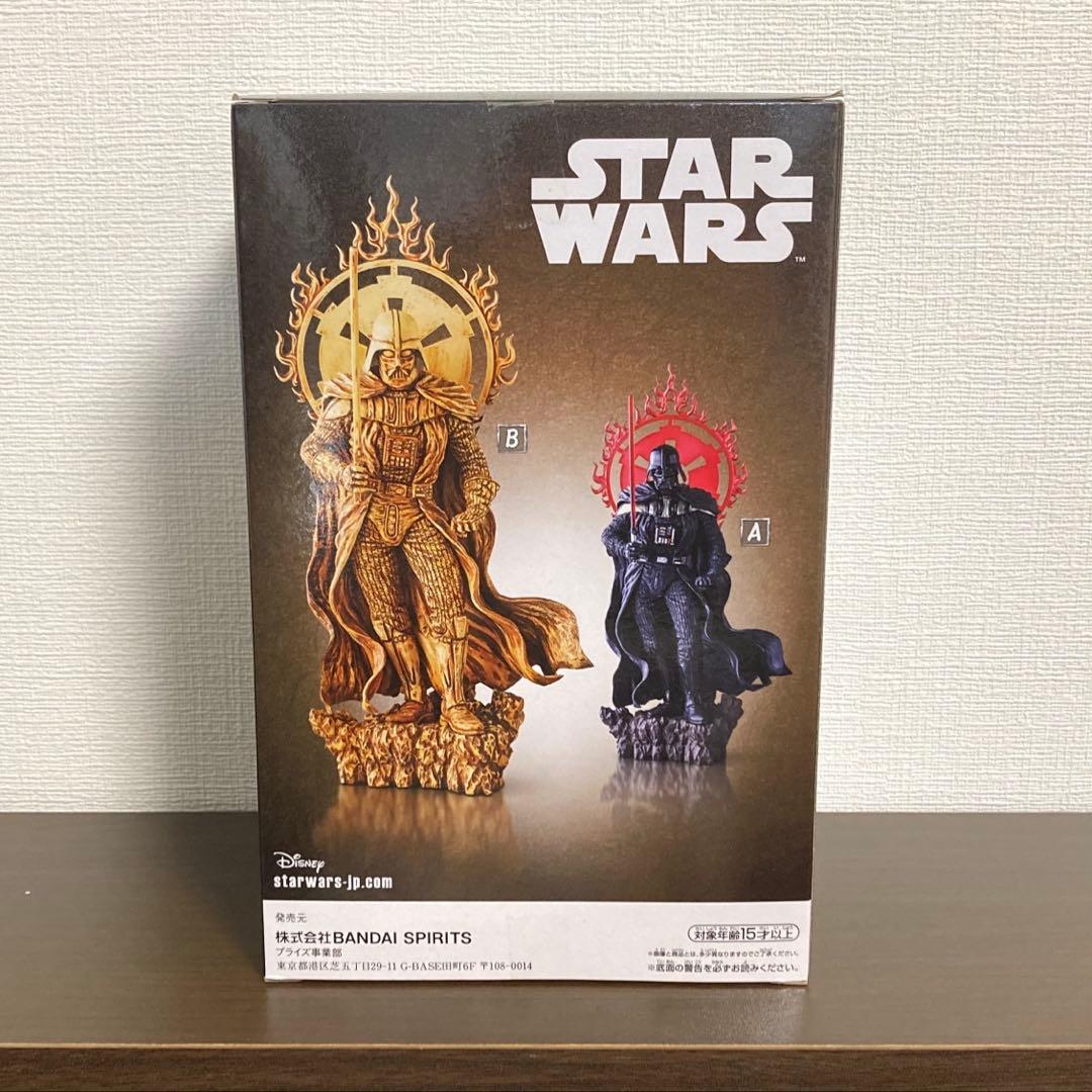 未開封 STARWARS ダースベイダー 暗黒彫像　木彫りバージョン フィギュア