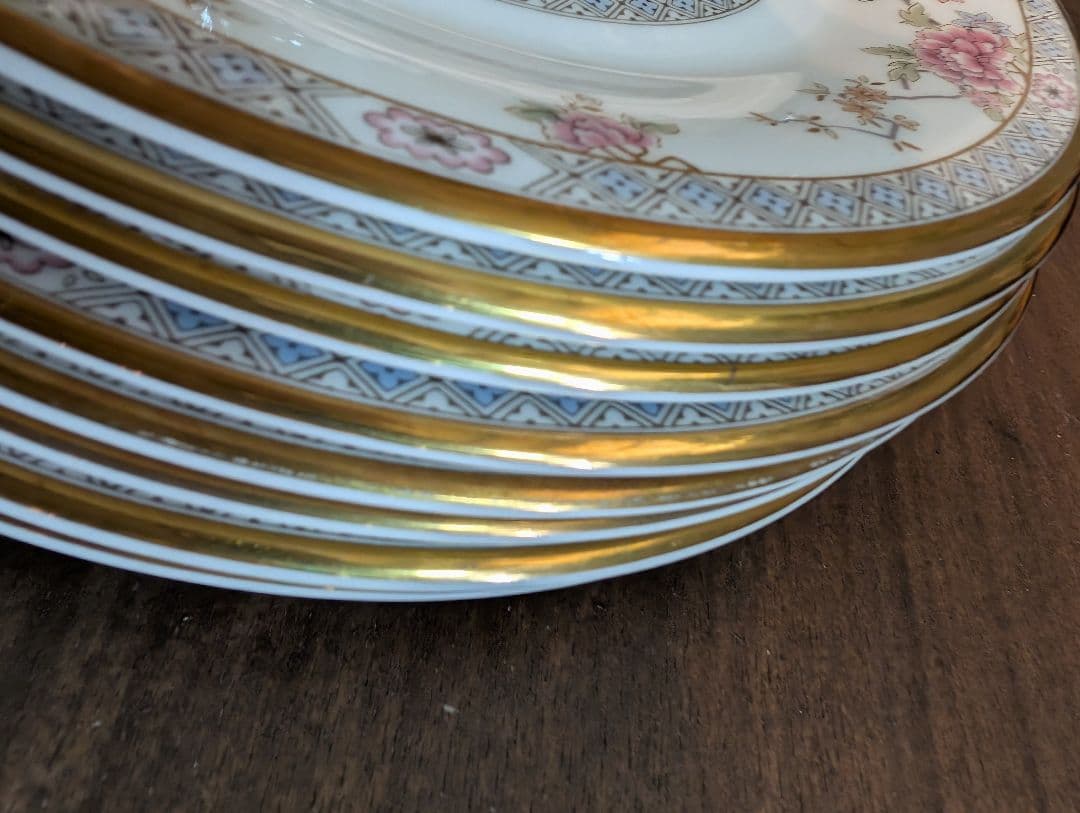 ロイヤルドルトン　カントン　20.5㎝サラダプレート♡8枚