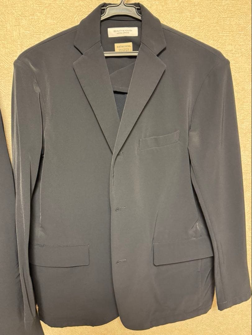 B&Y ユナイテッドアローズ　TORAYsalacona セットアップスーツ　M
