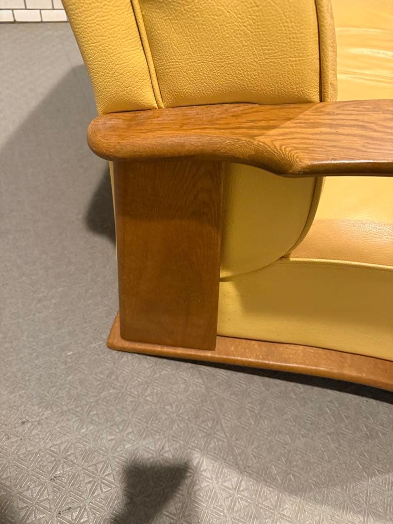 浜本工芸　高級本革仕様／2人掛けソファー