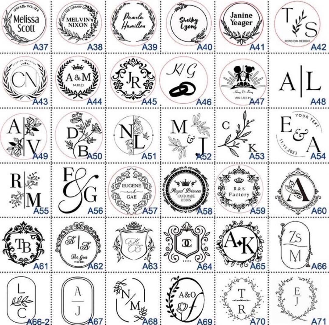 オリジナル エンボッサー　オーダーブライダル 結婚式 招待状　スタンプ