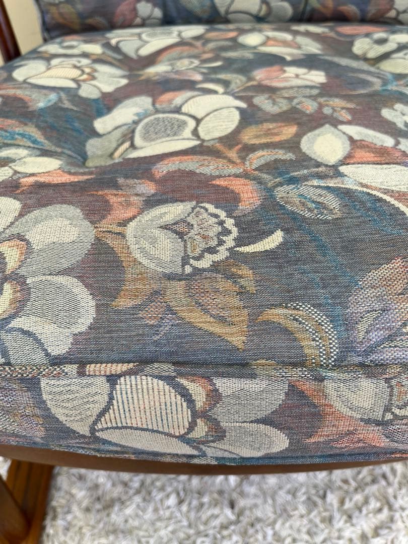 カリモク家具 コロニアル WC47ソファ 肘掛椅子 平織布張②