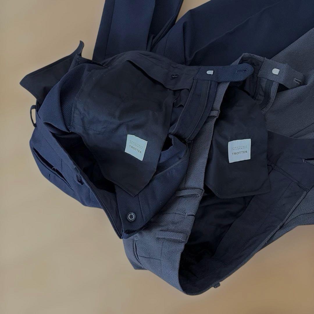 マッキントッシュフィロソフィースーツセットアップ　トロッター　パンツ2本セット