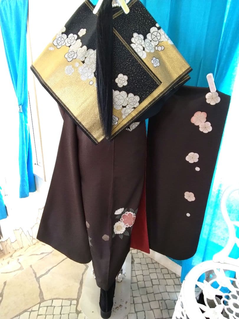 振袖フルセット、化繊振袖成人式、重ね衿、帯揚げ帯締め、西陣袋帯、襦袢