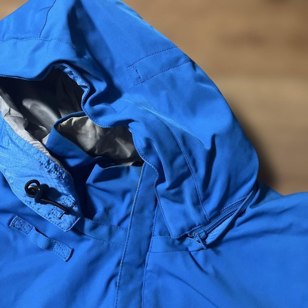 Mizuno ブレスサーモ★ブルー色サスペンダー付きスキーウェア 上下　サイズL