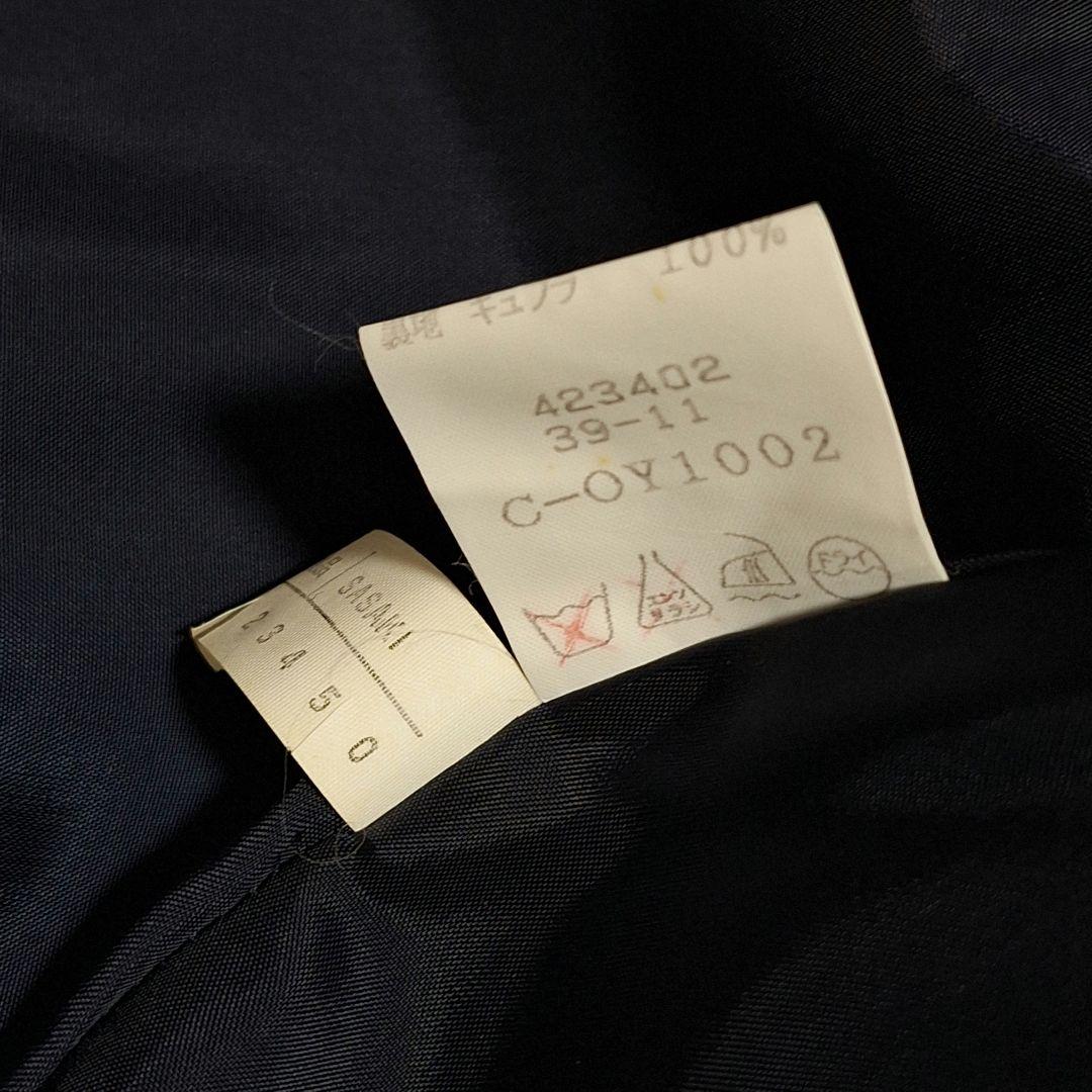 レリアン　2way　ケープコート　ロングコート　フォックスファー　カシミア混