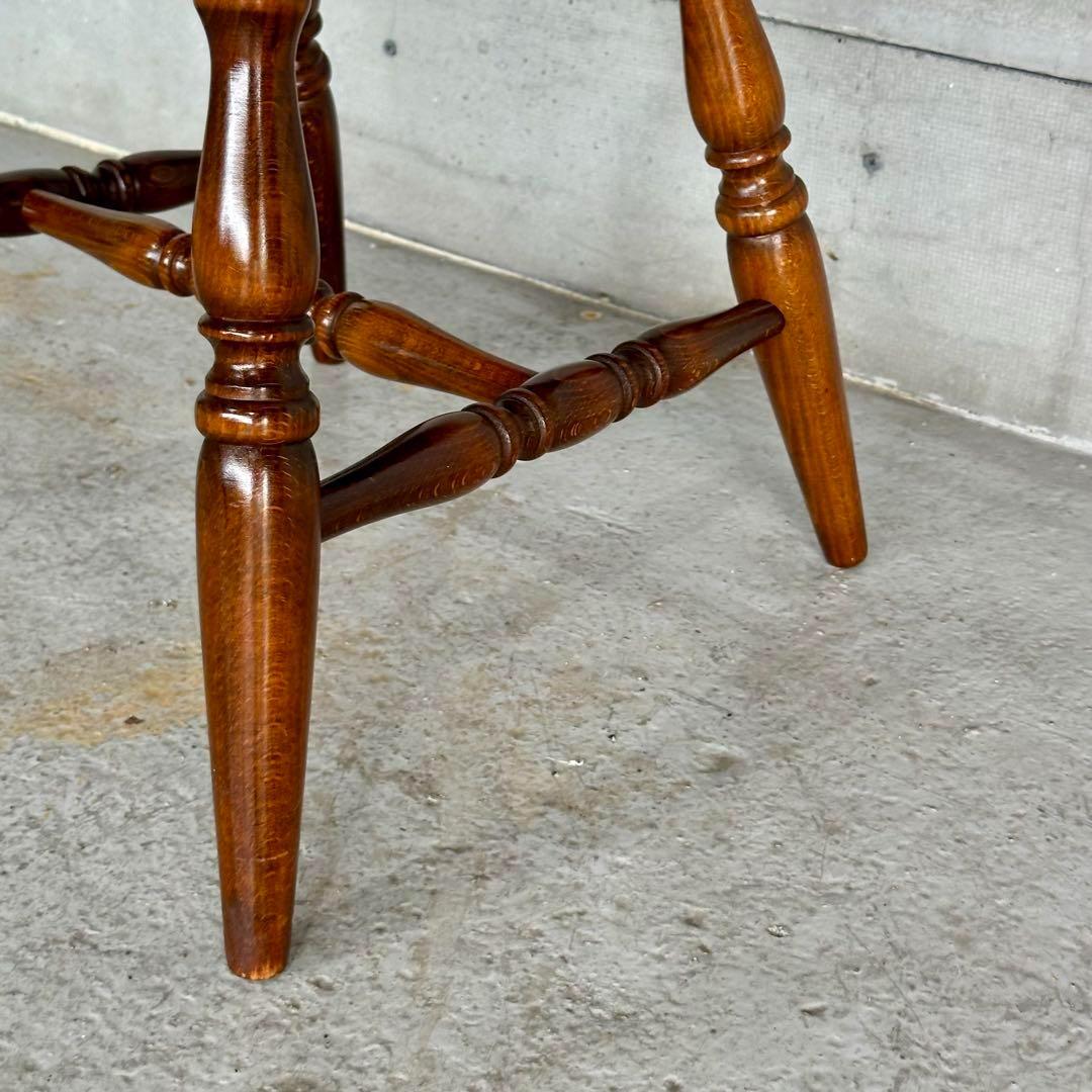 ✿昭和レトロ✿飛騨産業 キツツキマーク 上質ウィンザーチェア　ダイニングチェア