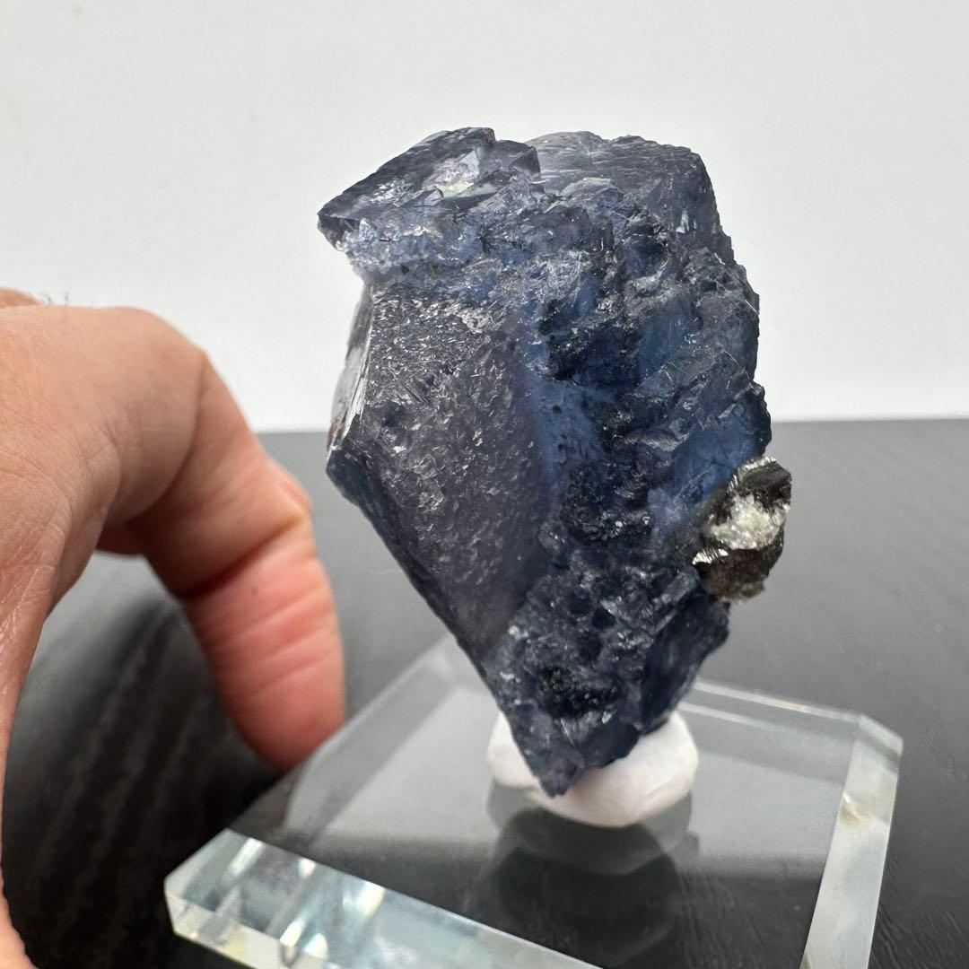 希少❣️ビスマスナイト共生ブルーフローライトの原石NO.051408